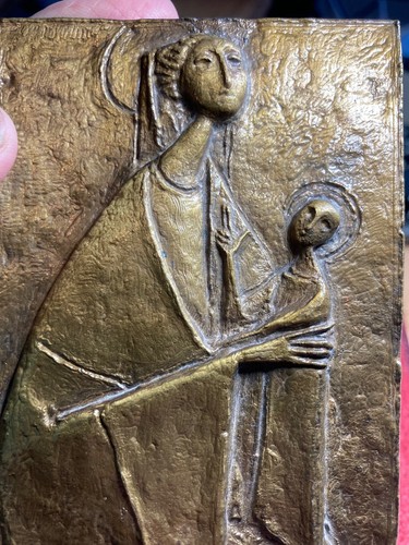 Erwin huber bronze madonna - huber,