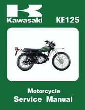 Kawasaki KS & KE 125 1974 1975 1976 1977 1978 1979 1980 Workshop Service Manual 