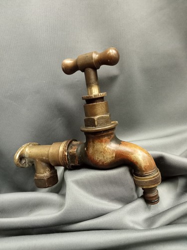 Large aged brass - aged, tap