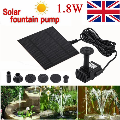 Solar water pond - pump, powered