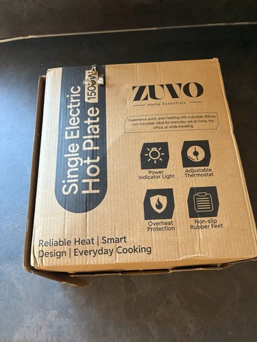 Zuvo single hot plate - single, 1500w
