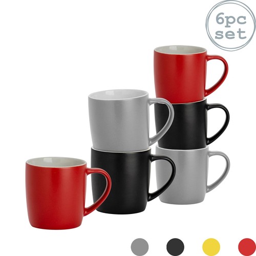 Matt coloured coffee mugs - coloured,