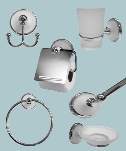 Polished chrome bathroom - polished,