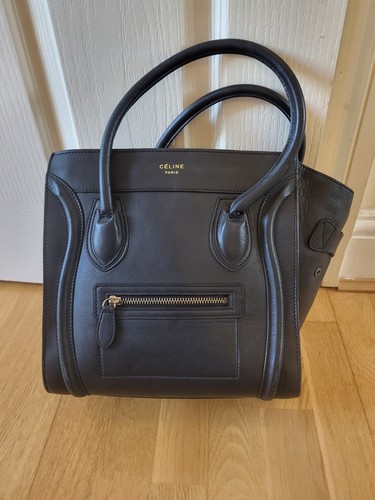 Celine paris black leather - celine,