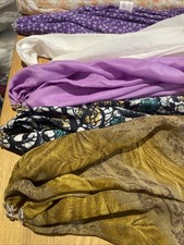 10 x Moira C Scarflace Scarves With Magnetic Fastening -  Polyester (Bundle 3)