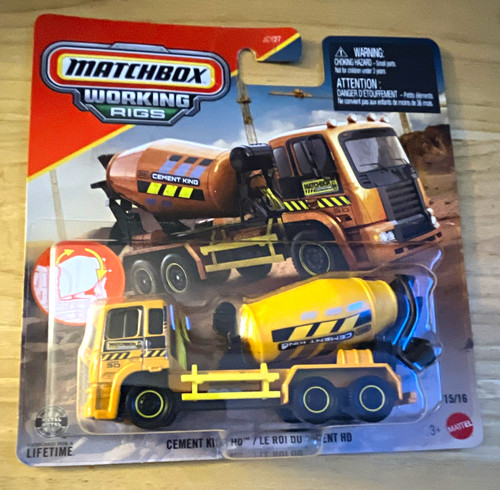 Matchbox working rigs - rigs, cement