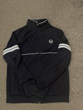 Sergio Tachinini Men's Track Top Navy And Light Blue In XL  (read Description)