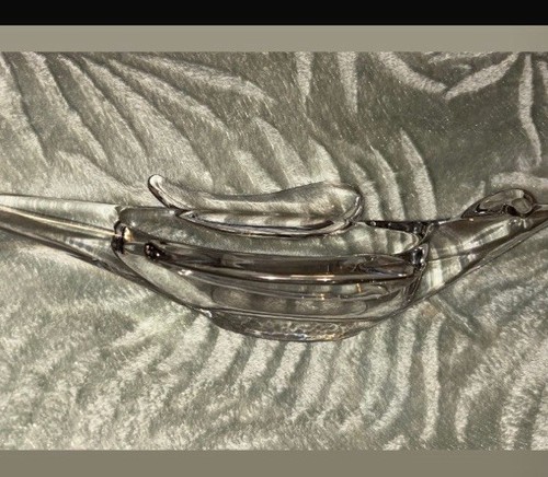 Ornament crystal glass bird - crystal,