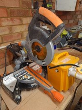 Evolution mitre saw  110v with  Transformer. COLLECTION ONLY. 