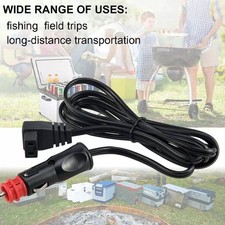 2M 12V DC Power Cable for WAECO CF CDF Compressor Cooler Fridge Freezer