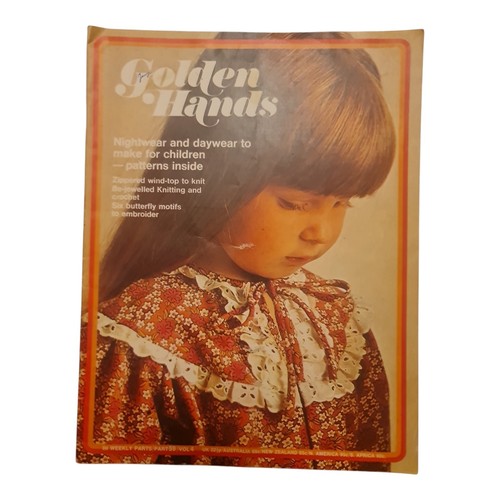 Vintage golden hands magazine - vintage,