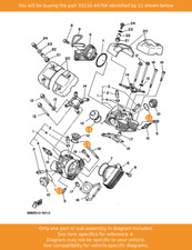 YAMAHA O-ring, 93210-44704 OEM