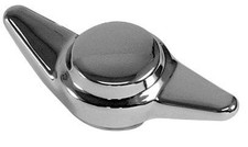 2 Spoke Wheel Knock-Offs, Chrome, Set of Four  VW Beetle Karmann Ghia Type 3