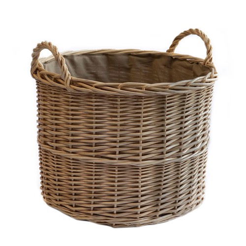 Deluxe circular wicker log - circular,
