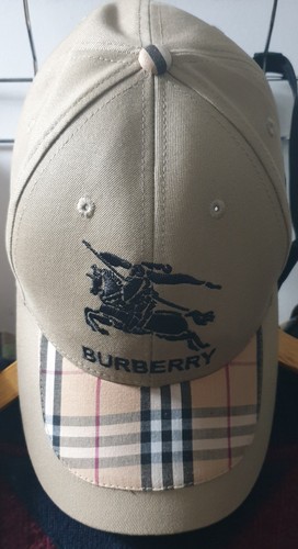 Burberry beige check peak - burberry,