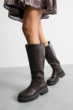 Faith Chocolate Knee High