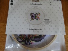 CROSS STITCH BUTTERFLY KIT