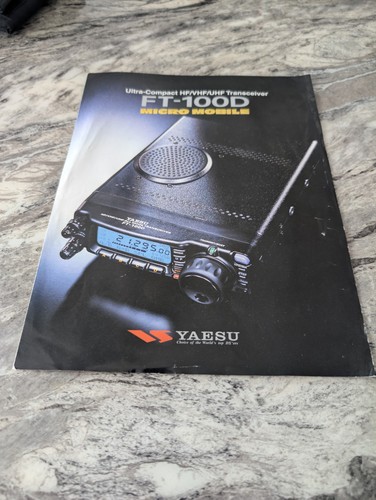 Yaesu 100d sales brochure - sales,