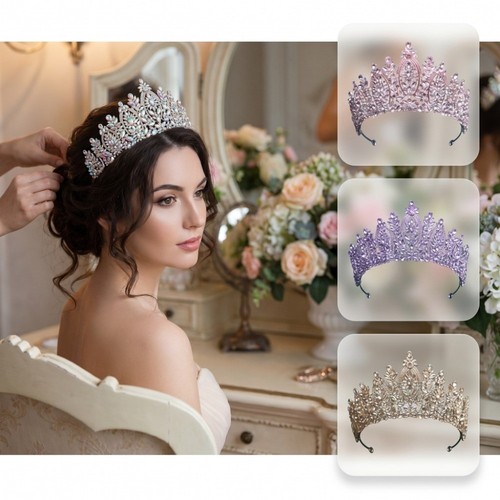 Crystal pageant crown queen - pageant,