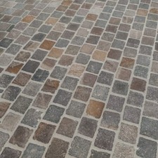 Premium ITALIAN PORPHYRY Cropped SETTS cobbles blocks driveway  100X100