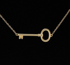 Tiffany & Co 18K Key Pendant Necklace 7245291721 75875565