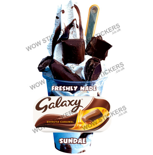 Ice cream van sticker galaxy - ice,