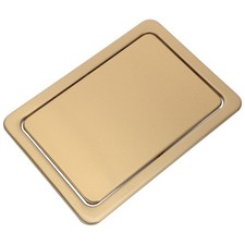  Stainless Steel Universal Lid Hidden Trash Can Cover Garbage Swing Dustbin