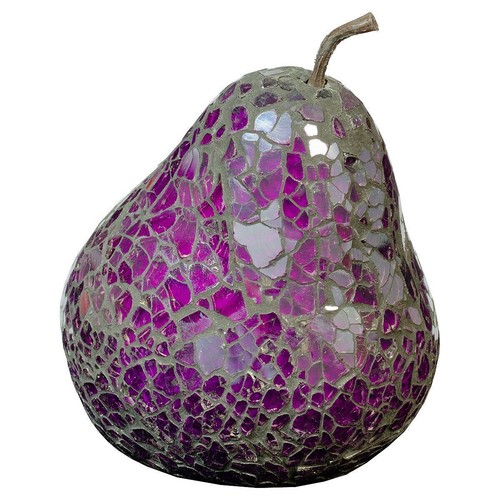 Mosaic glass pear various - glass,