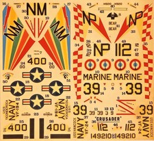 Decals : F-8 E Crusader Heller