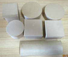 7 Assorted Paper Mache Boxes (
