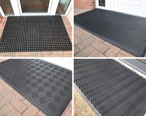 New rubber outdoor indoor mats - rubber,