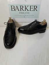 Barker Black Leather Shoes