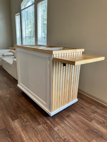 Collapsible charcuterie cart - collapsible,