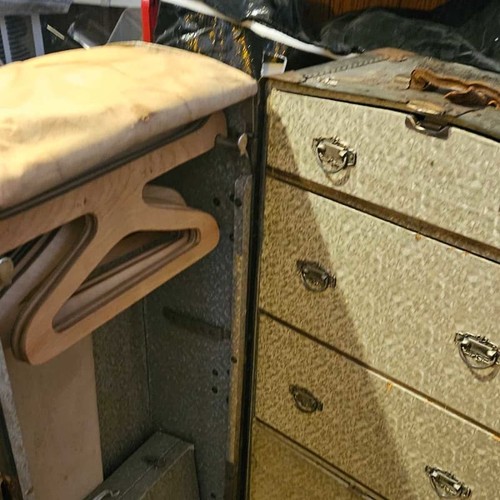Wardrobe trunk with drawers - drawers, &