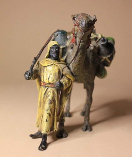 Bergman bronze arab trader - bronze,