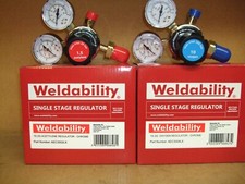 Oxygen & Acetylene Single Stage 2 Gauge Regulator gas welding brazing Oxy Acet
