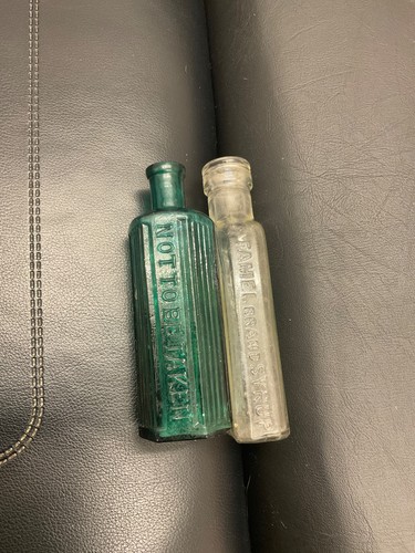 Vintage glass bottles - vintage,