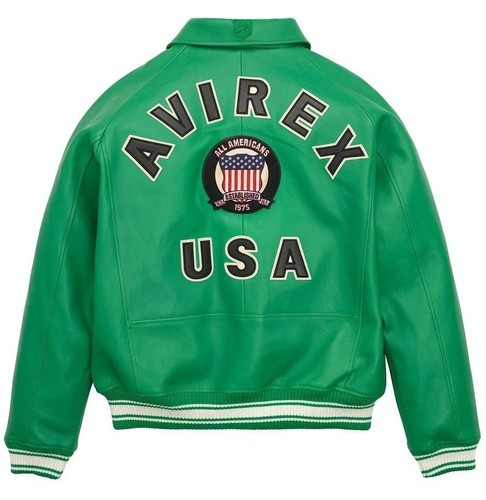 Men avirex green icon jacket - men's,