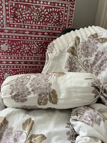 French white linen embroidered - french,