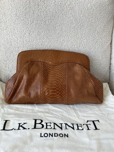 Bennett tan leather clutch - bennett,