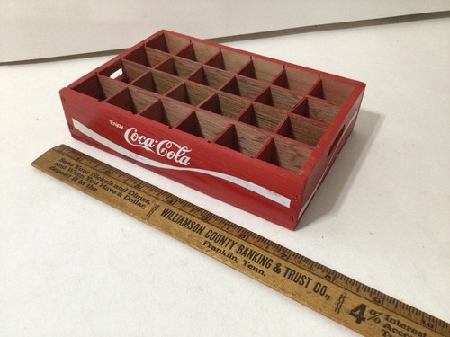 Coca cola miniature wooden - coca,