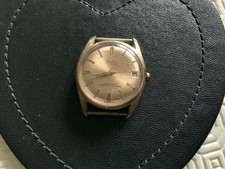 MuDu Doublematic Men's Vintage Watch Swiss Made, Date Gold Color