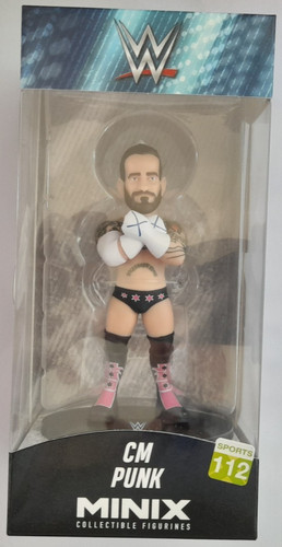 Mib wwe minix cm punk - wwe,