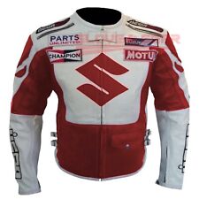 SUZUKI ICON RED COWHIDE