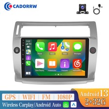2+32GB Android 13 Car Stereo Radio Carplay For CITROEN C4 2004-2009 GPS NAV SAT