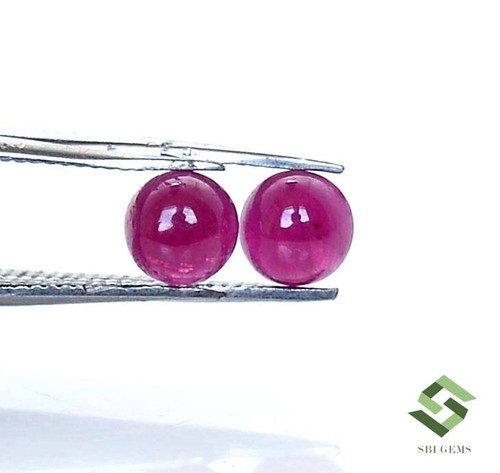 Natural ruby round - natural,