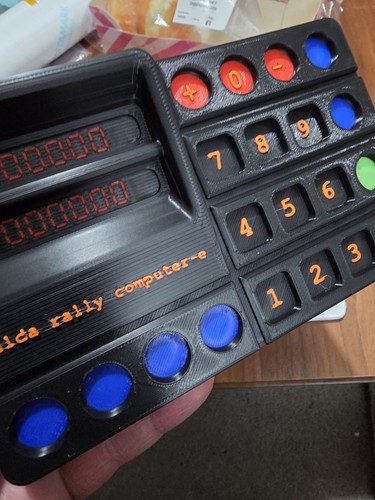 Halda rally computer - computer, 3d
