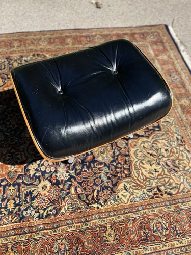 Vtg eames lounge chair ottoman - eames,