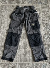 Snickers Craftsmen 3212 Men’s Grey/Black Trousers with Holster Pockets Size 46