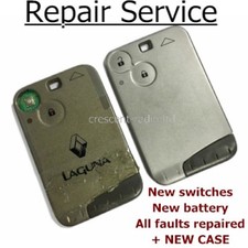 REPAIR SERVICE Renault Laguna Espace Vel Satis key card fob remote plip + case